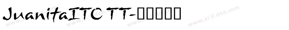JuanitaITC TT字体转换